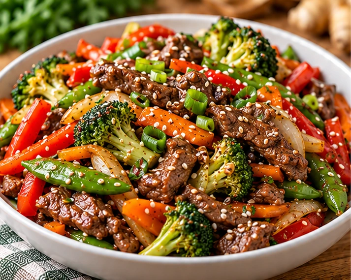 Lean Beef & Vegetable Stir-Fry